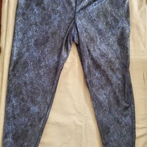 Ideology Blue Patterned Women's Jeggings